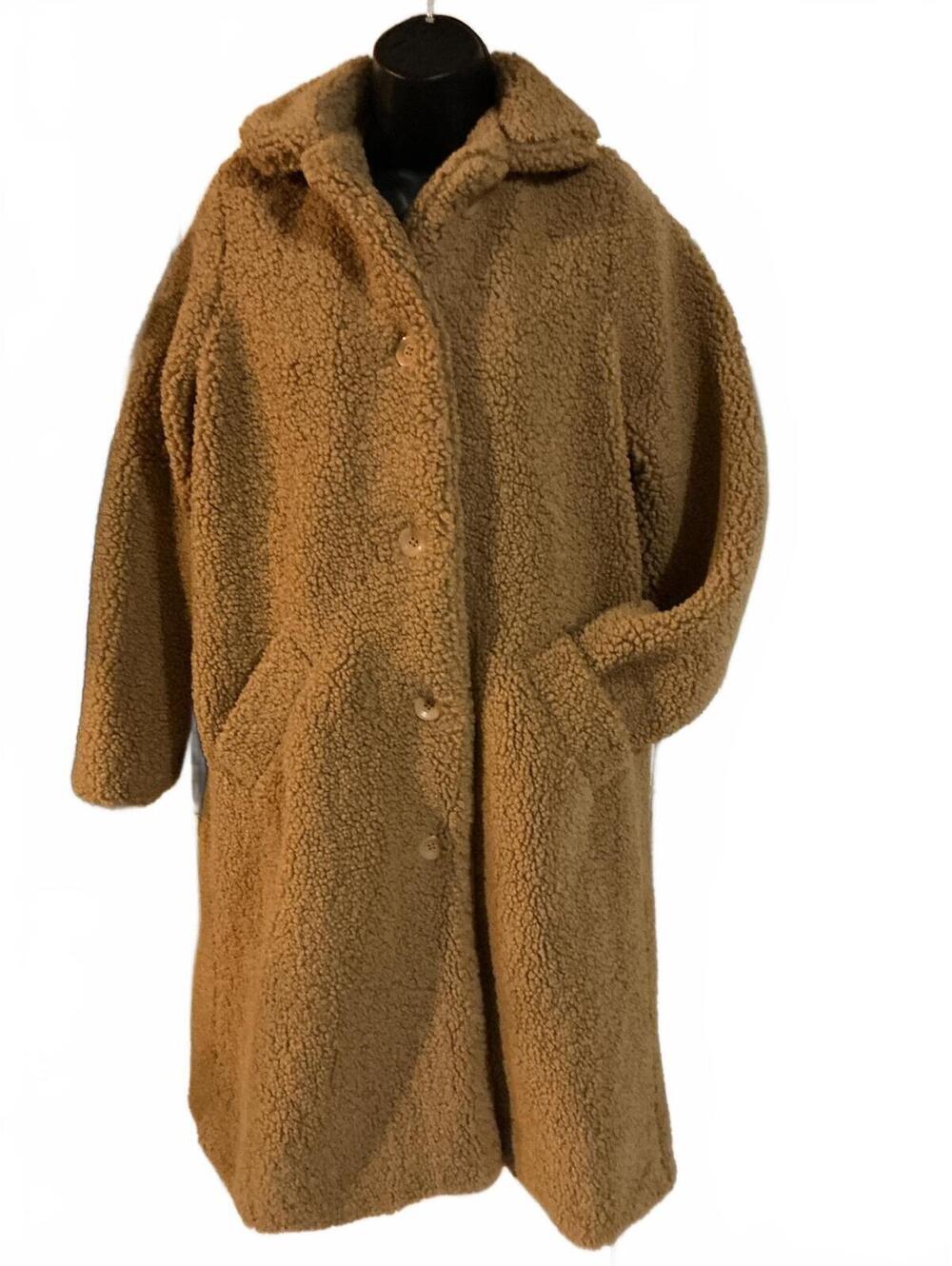 Jessica London Sherpa Teddy bear Coat 12W